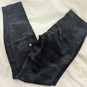 lululemon athletica Black Camo Leggings